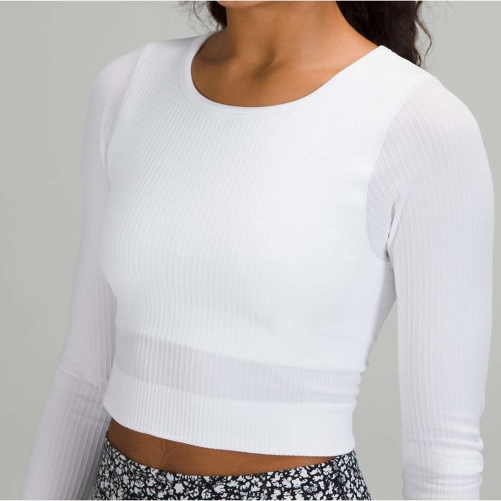 Lulu lemon white long sleeve